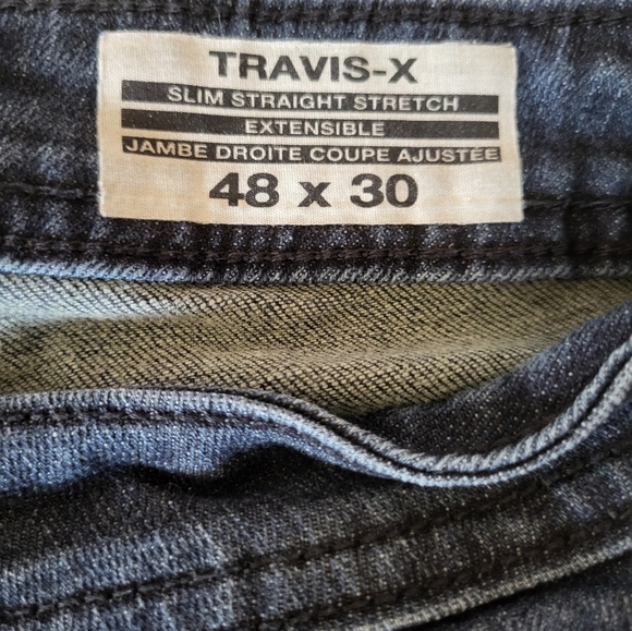 Buffalo Travis X Men's Blue Jeans, Size 48x30 - Picture 4 of 5